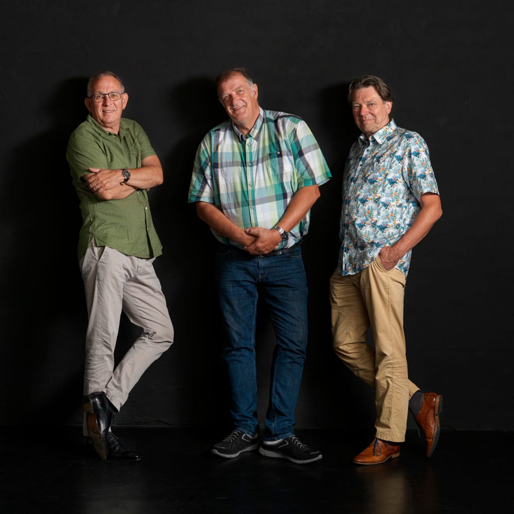 De oprichters van MÌ HELLEMONDERS vlnr Martien van den Hoven, Rene vd Westerlo en Michael Rieter